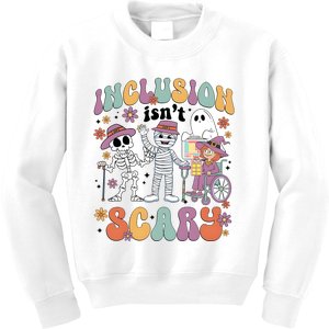 Inclusion IsnT Scary Slp Halloween Kids Sweatshirt