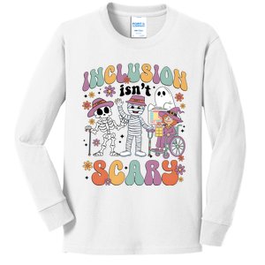 Inclusion IsnT Scary Slp Halloween Kids Long Sleeve Shirt