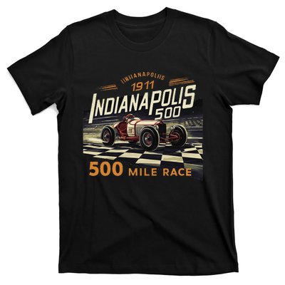 Indianapolis Indiana State 500 Race Car Formula Racing Car T-Shirt