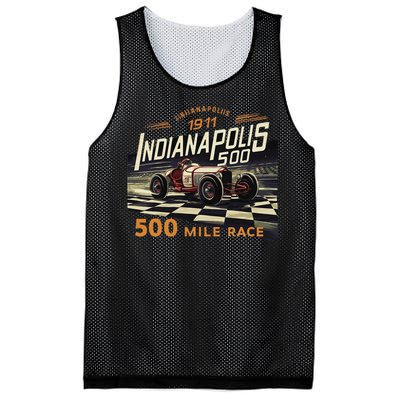 Indianapolis Indiana State 500 Race Car Formula Racing Car Mesh Reversible Basketball Jersey Tank