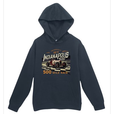 Indianapolis Indiana State 500 Race Car Formula Racing Car Urban Pullover Hoodie