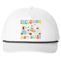 Inclusion IsnT Scary Teacher Skeleton Ghost Cute Halloween Gift Snapback Five-Panel Rope Hat