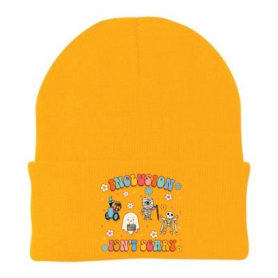 Inclusion IsnT Scary Slp Halloween Sped Teacher Knit Cap Winter Beanie