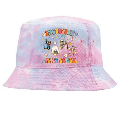 Inclusion IsnT Scary Slp Halloween Sped Teacher Tie-Dyed Bucket Hat