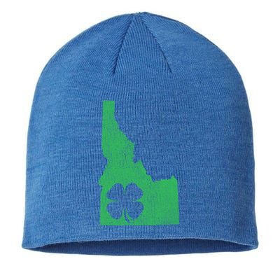 Idaho Irish Shamrock St Patrick's Day Saint Paddy's Gift Great Gift Sustainable Beanie