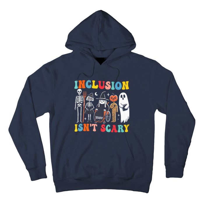 Inclusion IsnT Scary Slp Halloween Sped Teacher Ghost Mummy Hoodie