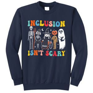 Inclusion IsnT Scary Slp Halloween Sped Teacher Ghost Mummy Sweatshirt