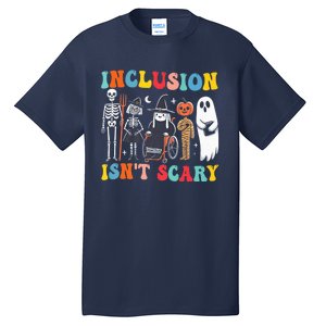 Inclusion IsnT Scary Slp Halloween Sped Teacher Ghost Mummy Tall T-Shirt