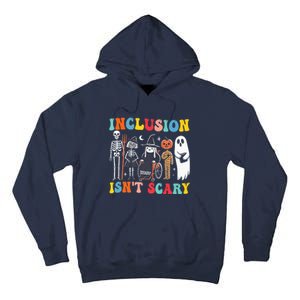 Inclusion IsnT Scary Slp Halloween Sped Teacher Ghost Mummy Tall Hoodie