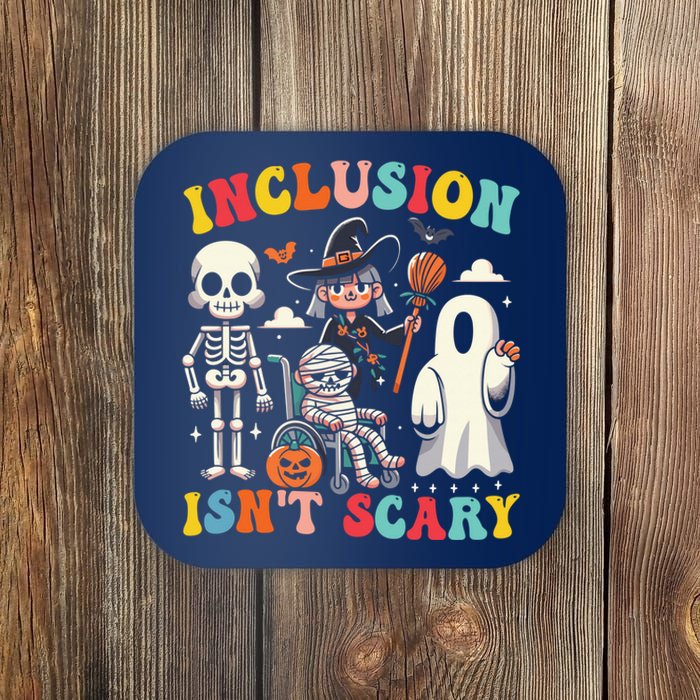 Inclusion IsnT Scary Slp Halloween Sped Teacher Ghost Mummy Coaster