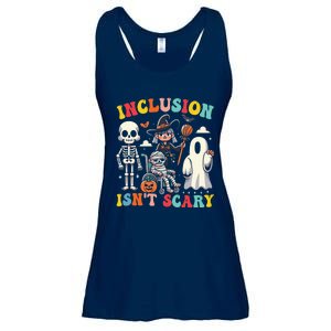 Inclusion IsnT Scary Slp Halloween Sped Teacher Ghost Mummy Ladies Essential Flowy Tank