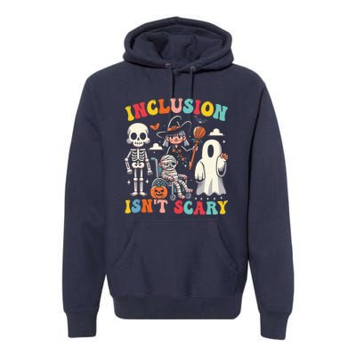 Inclusion IsnT Scary Slp Halloween Sped Teacher Ghost Mummy Premium Hoodie