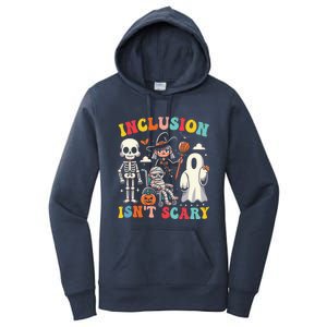 Inclusion IsnT Scary Slp Halloween Sped Teacher Ghost Mummy Women's Pullover Hoodie