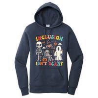 Inclusion IsnT Scary Slp Halloween Sped Teacher Ghost Mummy Women's Pullover Hoodie