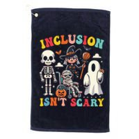 Inclusion IsnT Scary Slp Halloween Sped Teacher Ghost Mummy Platinum Collection Golf Towel