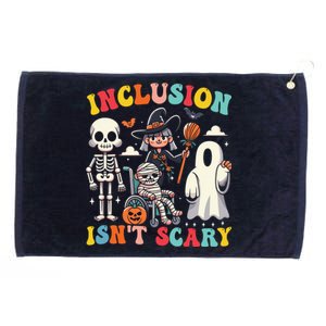 Inclusion IsnT Scary Slp Halloween Sped Teacher Ghost Mummy Grommeted Golf Towel