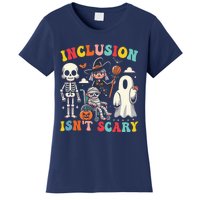 Inclusion IsnT Scary Slp Halloween Sped Teacher Ghost Mummy Women's T-Shirt