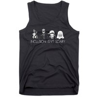 Inclusion IsnT Scary Slp Halloween Sped Teacher Ghost Mummy Tank Top