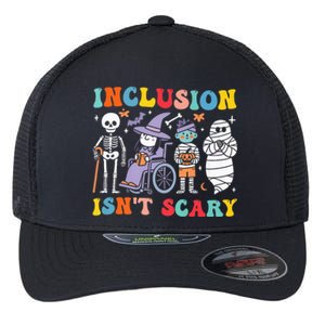 Inclusion IsnT Scary Slp Halloween Sped Teacher Ghost Mummy Flexfit Unipanel Trucker Cap