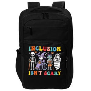 Inclusion IsnT Scary Slp Halloween Sped Teacher Ghost Mummy Impact Tech Backpack