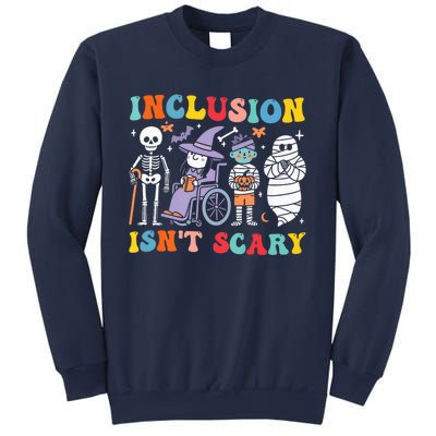 Inclusion IsnT Scary Slp Halloween Sped Teacher Ghost Mummy Sweatshirt