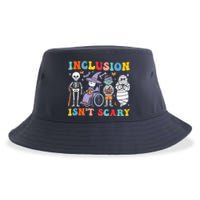 Inclusion IsnT Scary Slp Halloween Sped Teacher Ghost Mummy Sustainable Bucket Hat