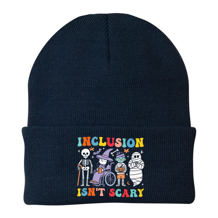 Inclusion IsnT Scary Slp Halloween Sped Teacher Ghost Mummy Knit Cap Winter Beanie