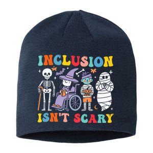 Inclusion IsnT Scary Slp Halloween Sped Teacher Ghost Mummy Sustainable Beanie