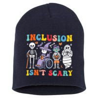 Inclusion IsnT Scary Slp Halloween Sped Teacher Ghost Mummy Short Acrylic Beanie