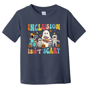 Inclusion IsnT Scary Teacher Skeleton Ghost Cute Halloween Toddler T-Shirt