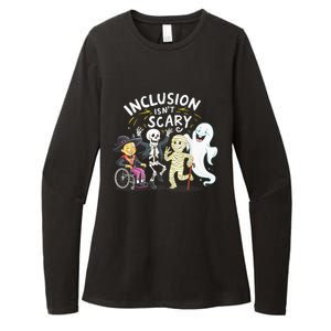 Inclusion IsnT Scary Teacher Skeleton Ghost Cute Halloweeninclusion IsnT Scary Womens CVC Long Sleeve Shirt