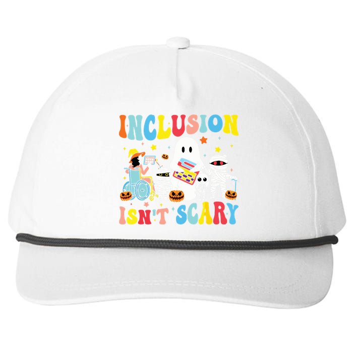 Inclusion IsnT Scary Teacher Skeleton Ghost Cute Halloween Snapback Five-Panel Rope Hat