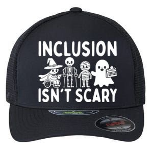 Inclusion IsnT Scary Slp Halloween Sped Teacher Ghost Mummy Flexfit Unipanel Trucker Cap