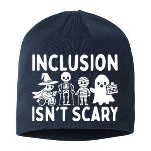 Inclusion IsnT Scary Slp Halloween Sped Teacher Ghost Mummy Sustainable Beanie