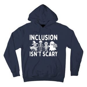 Inclusion IsnT Scary Slp Halloween Sped Teacher Ghost Mummy Tall Hoodie