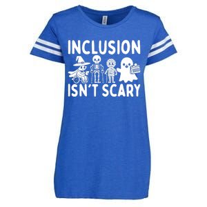 Inclusion IsnT Scary Slp Halloween Sped Teacher Ghost Mummy Enza Ladies Jersey Football T-Shirt