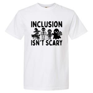 Inclusion IsnT Scary Slp Halloween Sped Teacher Ghost Mummy Garment-Dyed Heavyweight T-Shirt