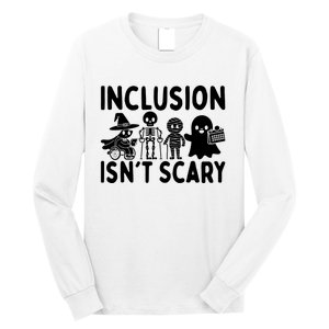 Inclusion IsnT Scary Slp Halloween Sped Teacher Ghost Mummy Long Sleeve Shirt