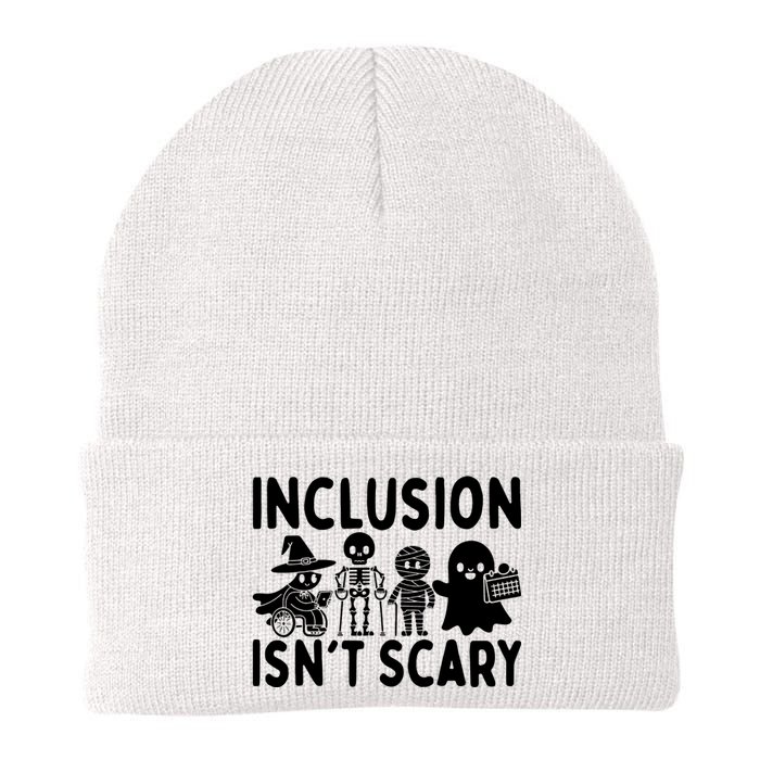 Inclusion IsnT Scary Slp Halloween Sped Teacher Ghost Mummy Knit Cap Winter Beanie