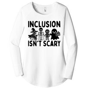 Inclusion IsnT Scary Slp Halloween Sped Teacher Ghost Mummy Women's Perfect Tri Tunic Long Sleeve Shirt