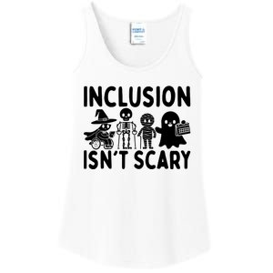 Inclusion IsnT Scary Slp Halloween Sped Teacher Ghost Mummy Ladies Essential Tank