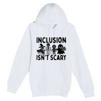 Inclusion IsnT Scary Slp Halloween Sped Teacher Ghost Mummy Premium Pullover Hoodie