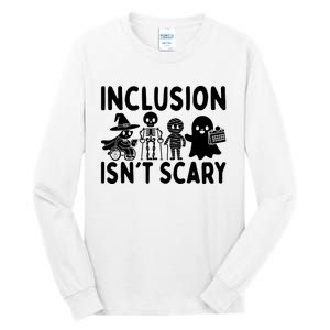 Inclusion IsnT Scary Slp Halloween Sped Teacher Ghost Mummy Tall Long Sleeve T-Shirt