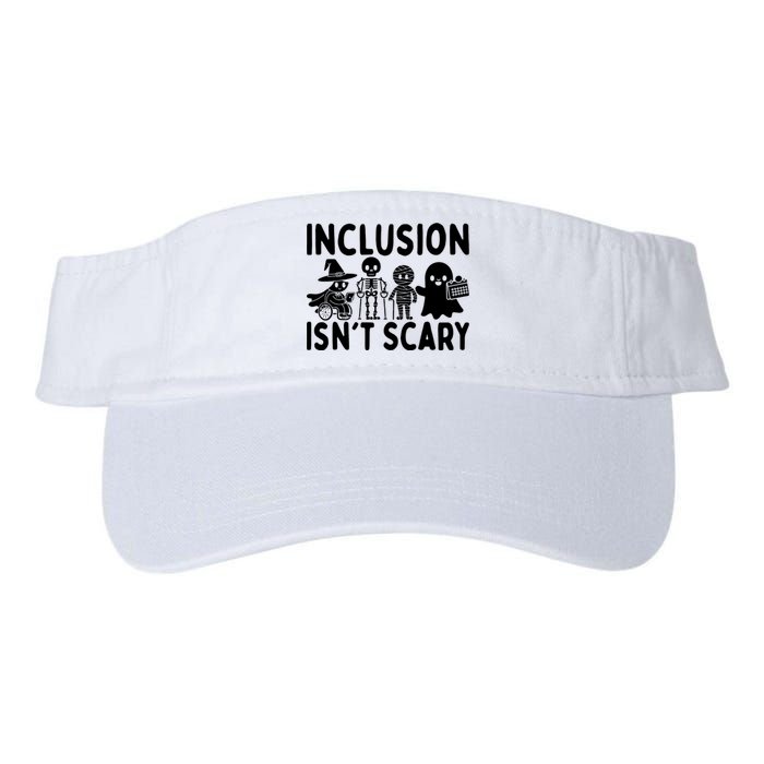 Inclusion IsnT Scary Slp Halloween Sped Teacher Ghost Mummy Valucap Bio-Washed Visor