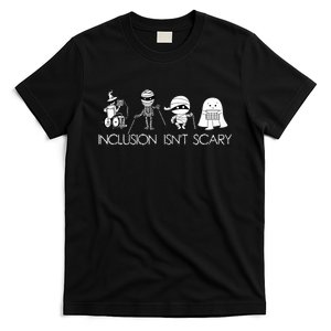 Inclusion IsnT Scary Slp Halloween Sped Teacher Ghost Mummy T-Shirt