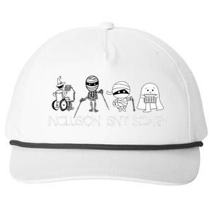 Inclusion IsnT Scary Slp Halloween Sped Teacher Ghost Mummy Snapback Five-Panel Rope Hat