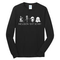 Inclusion IsnT Scary Slp Halloween Sped Teacher Ghost Mummy Tall Long Sleeve T-Shirt