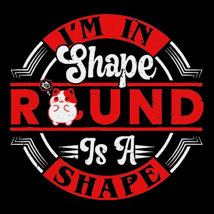 I’M In Shape Round Is A Shape 7-Panel Snapback Hat