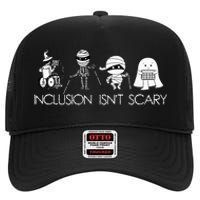 Inclusion IsnT Scary Slp Halloween Sped Teacher Ghost Mummy High Crown Mesh Back Trucker Hat