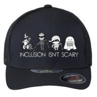 Inclusion IsnT Scary Slp Halloween Sped Teacher Ghost Mummy Flexfit Unipanel Trucker Cap